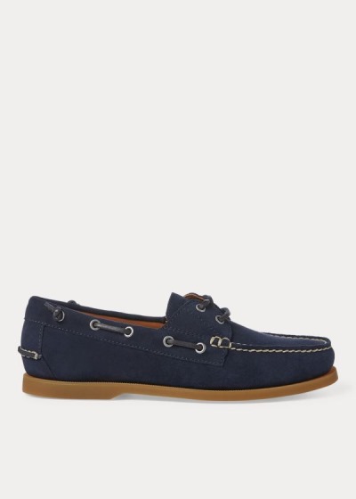 Zapatos De Barco Polo Ralph Lauren Hombre Azul Marino - Merton Suede - IGARZ9867